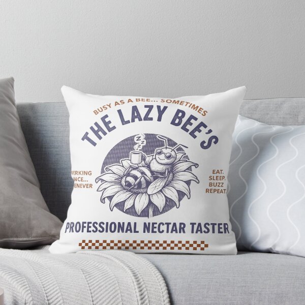 Item preview, Lazy Bee Professional Nectar Taster Cute Insect Humor designed and sold by Jokerstyle.