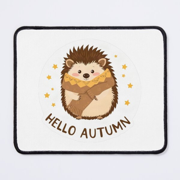 Item preview, Cozy Autumn Hedgehog With Scarf designed and sold by Arc2020.