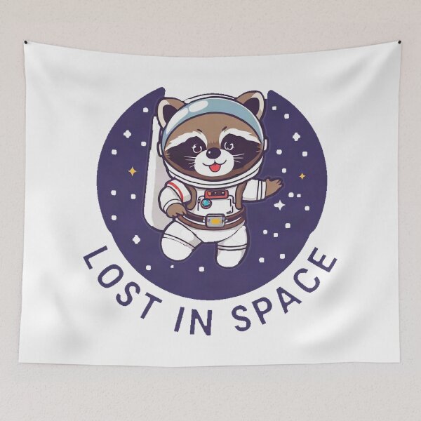 Item preview, Astronaut Raccoon Floating In Space designed and sold by Arc2020.