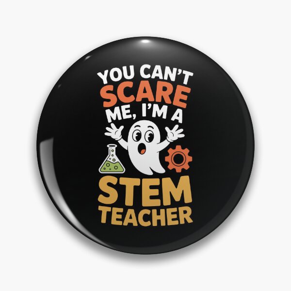 Item preview, You Cant Scare Me Im A STEM Teacher – Funny Halloween Art designed and sold by jkrphoto.