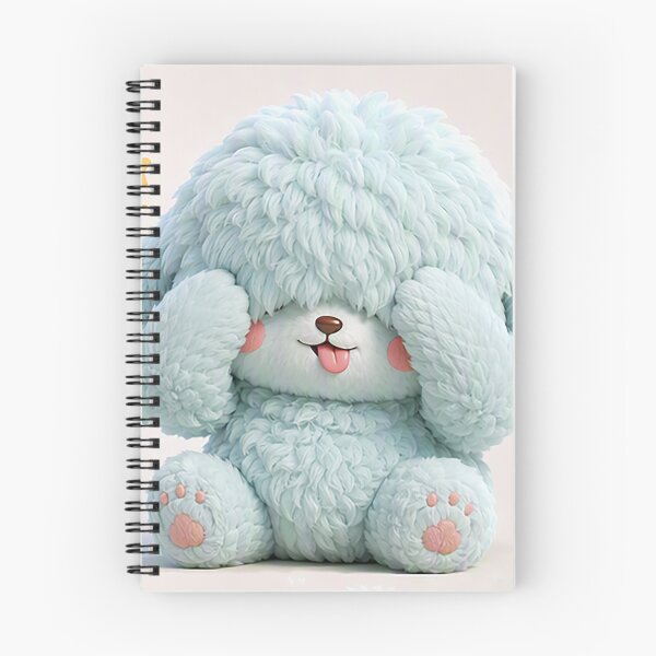 Item preview, Adorable fluffy pastel blue monster designed and sold by wonghong.