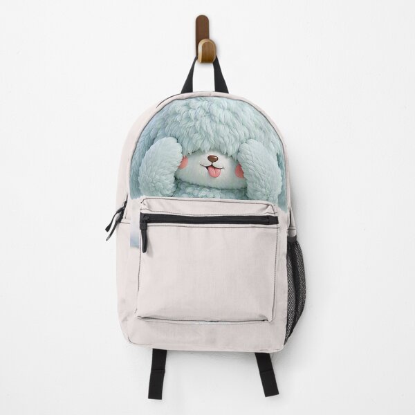 Item preview, Adorable fluffy pastel blue monster designed and sold by wonghong.