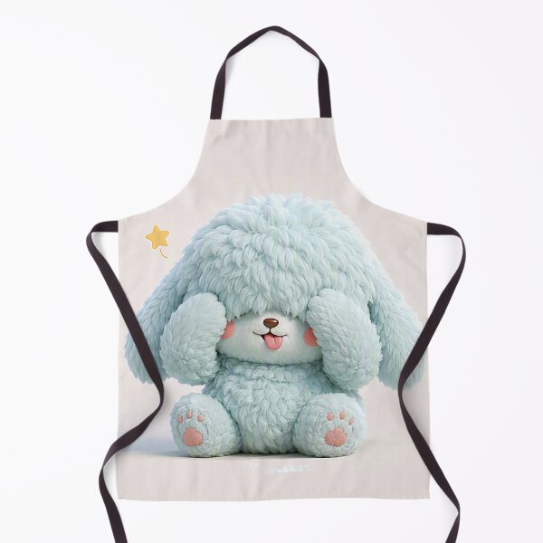 Item preview, Adorable fluffy pastel blue monster designed and sold by wonghong.