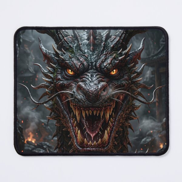 Item preview, Scary Fierce Angry Japanese Dragon Grinning At You designed and sold by LuckDragonGifts.