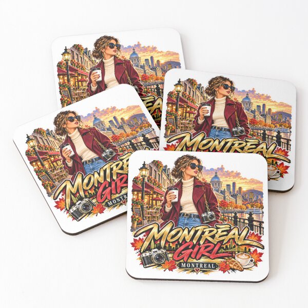 Item preview, Montreal Girl Canada Autumn Travel designed and sold by lorand-designs.