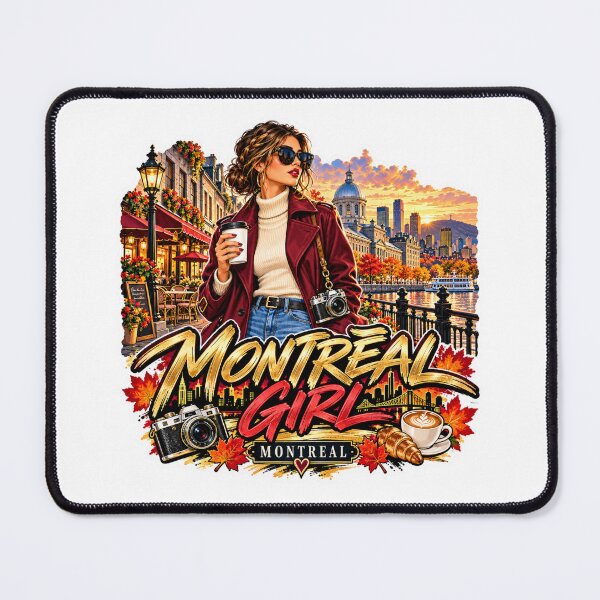 Item preview, Montreal Girl Canada Autumn Travel designed and sold by lorand-designs.