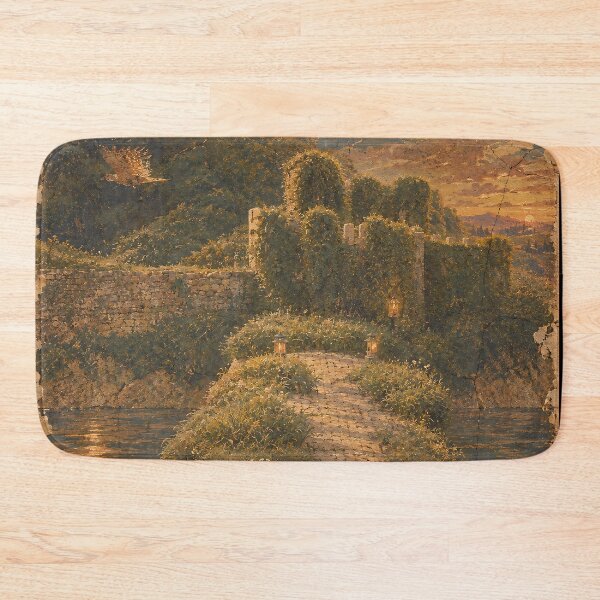 Item preview, The Place Where Happy People Once Lived.(Ancient Mural) designed and sold by MaxDreamsArt.