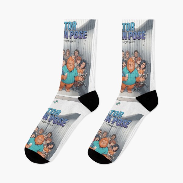 Item preview, Elevator Mountain Pose - Funny Bigfoot Zen & Cryptid Humor designed and sold by Whimsy Trail Co.