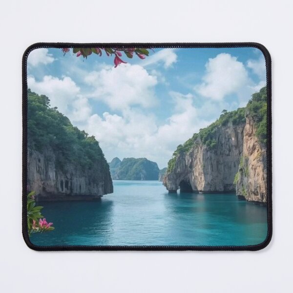 Item preview, Tropical Cliffs and Bright Flowers designed and sold by ygsplig.