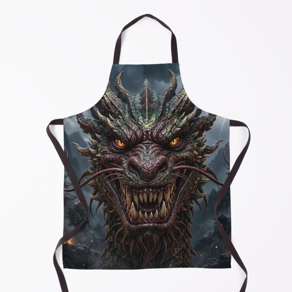 Item preview, Scary Fierce Angry Chinese Dragon Grinning At You designed and sold by LuckDragonGifts.