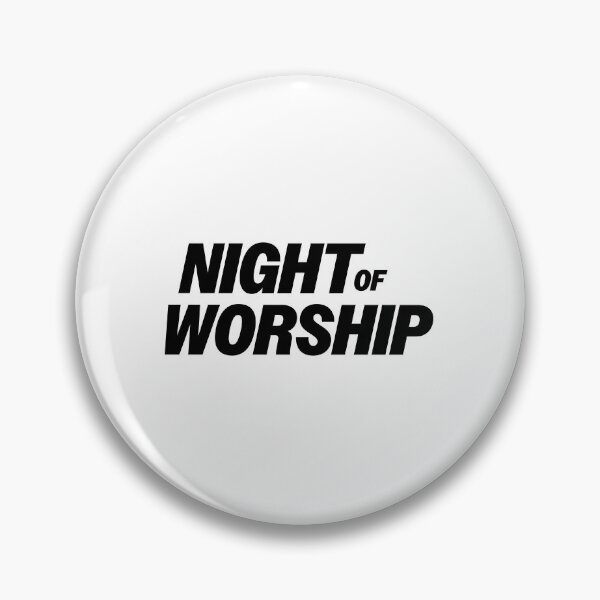 Item preview, Night Of Worship – Christian Faith Typography T-Shirt Design designed and sold by CrossCrafted.