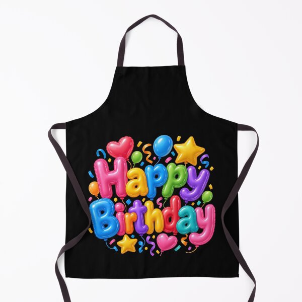 Item preview, Happy Birthday Balloon Letters – Colorful Birthday Party Design designed and sold by Art-Zora.