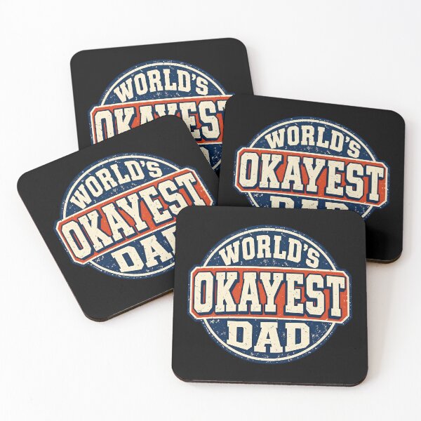Item preview, Worlds Okayest Dad Funny Father Joke Retro designed and sold by Photo-Sphere101.