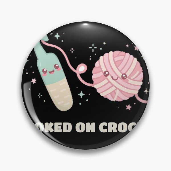 Artikelvorschau, Hooked on Crochet Funny Crochet Shirt entworfen und verkauft von The Tee Collective.