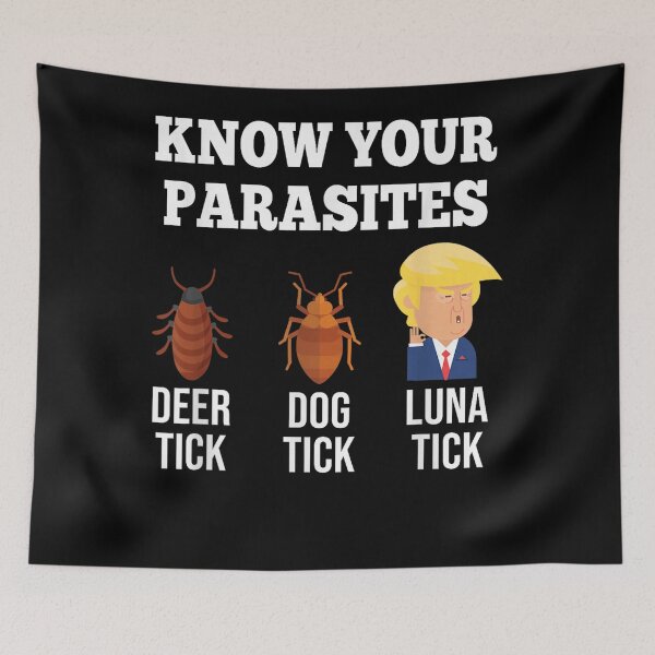 Item preview, Know Your Parasites Anti-Trump Funny TICK Resist designed and sold by Irakalu.
