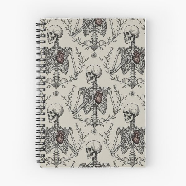 Item preview, Take My Heart - Vintage Anatomical Skeleton & Gothic Romance Pattern designed and sold by cabuks.