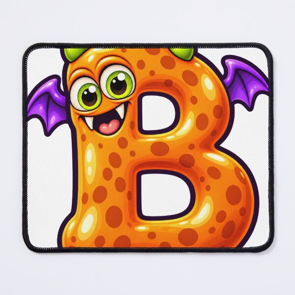 Item preview, Cute Spooky Halloween Letter B - Bat Beast designed and sold by The198X.