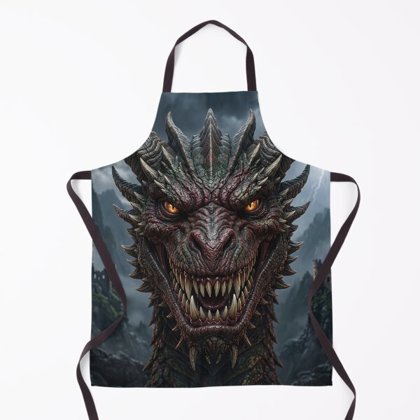 Item preview, Scary Fierce Angry European Dragon Grinning At You designed and sold by LuckDragonGifts.