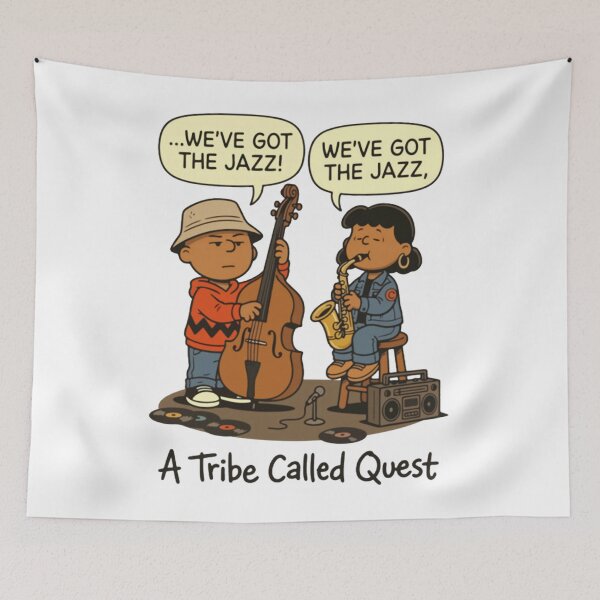 Item preview, Can I kick It - Yes You Can - Hip Hop Music Artwork designed and sold by etrgfun.