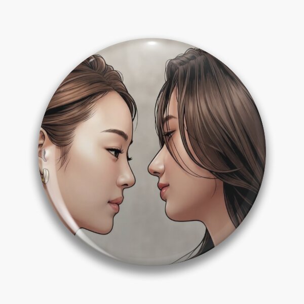Item preview, LenaMiu Yearning Sapphic Thai GL Kdrama Actress LGBTQ+ Cartoon Art Wall Decor Comic Print Poster Shirt Cell  designed and sold by Mind Space.