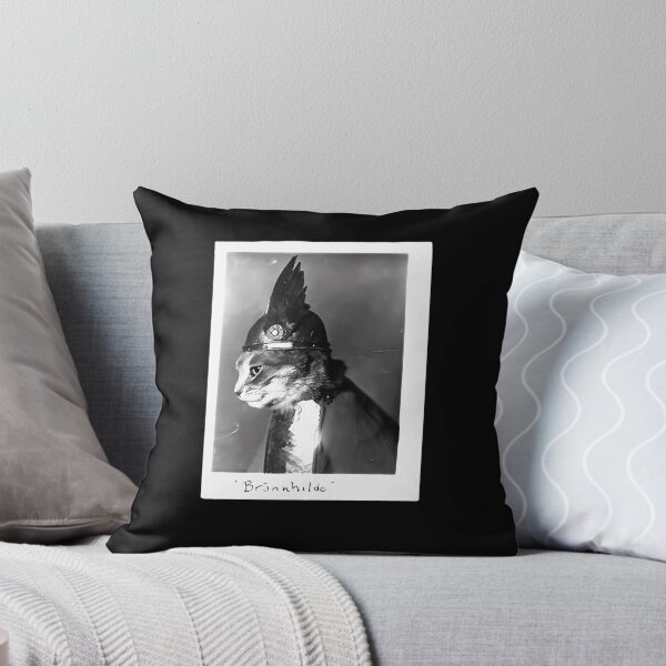 Item preview, Funny Vintage Cat Viking Helmet Portrait Art designed and sold by finah5548.