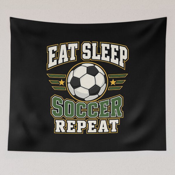Item preview, Eat Sleep Soccer Repeat Sports Athletic Player designed and sold by Photo-Sphere101.