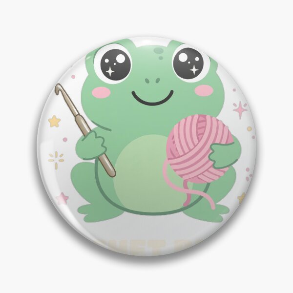 Artikelvorschau, Crochet Buddy Cute Frog Crochet Shirt entworfen und verkauft von The Tee Collective.