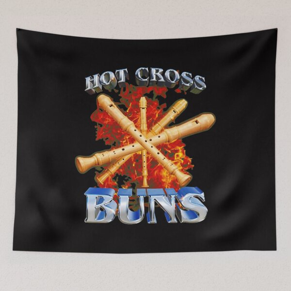 Item preview, Hot Cross Music Pun Pyro designed and sold by RawSauropsid.