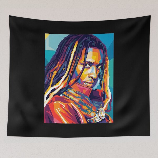 Aperçu de l'œuvre Young Thug Pop Art créée et vendue par Kindcorner.