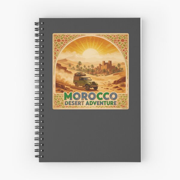 Item preview, MARRUECOS Maroc Moroccan 4x4 Off Road Sticker TShirt 09 designed and sold by OuterShellUK.