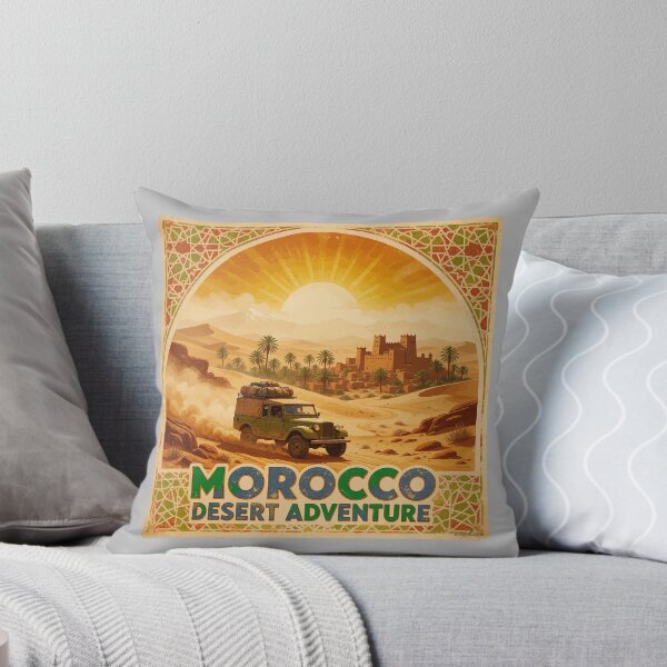 Item preview, MARRUECOS Maroc Moroccan 4x4 Off Road Sticker TShirt 09 designed and sold by OuterShellUK.
