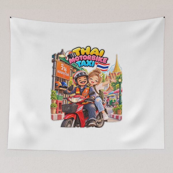 Item preview, Thai Motorbike Taxi – Everyday Street Life in Thailand designed and sold by Pali's shop.