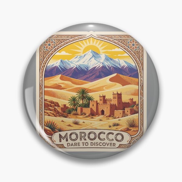 Item preview, MARRUECOS Maroc Moroccan 4x4 Off Road Sticker TShirt 10 designed and sold by OuterShellUK.