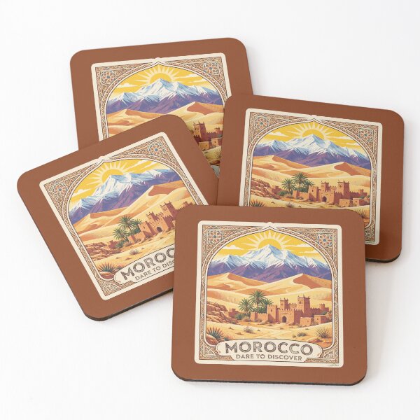 Item preview, MOROCCO Maroc Moroccan 4x4 Off Road Sticker TShirt 10 designed and sold by OuterShellUK.