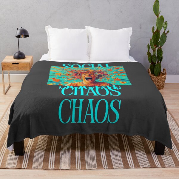 Item preview, Social Media Overload – Notification Chaos Tee designed and sold by EcoArtTees.