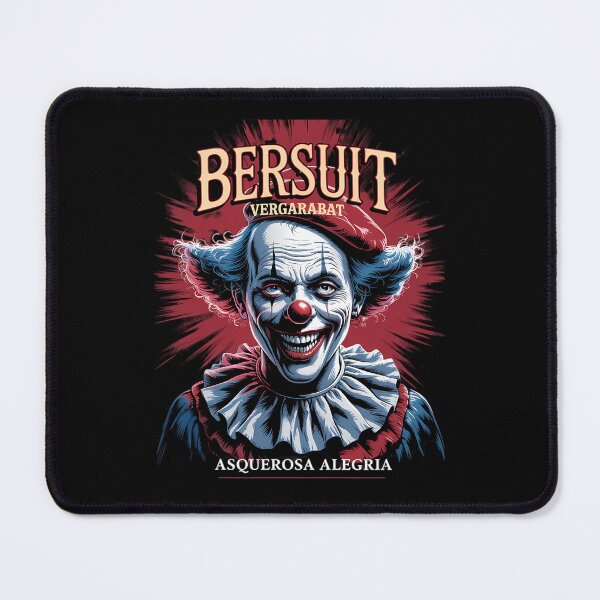 Item preview, Smiling Clown Portrait Red Rays designed and sold by NexoNourishment.