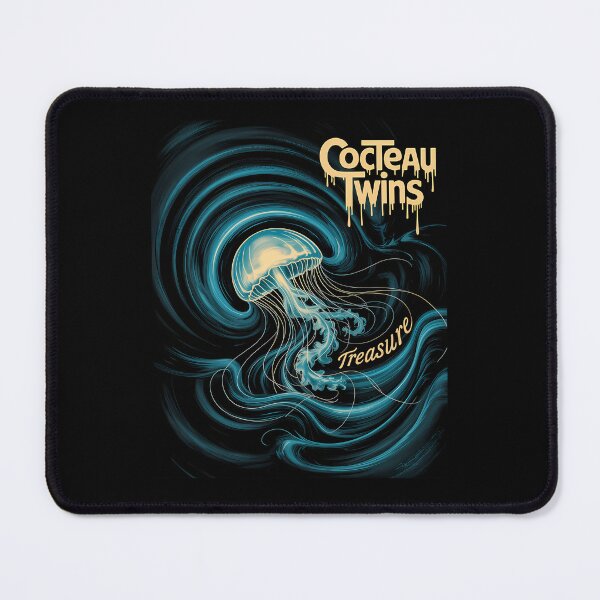 Item preview, Glowing Jellyfish In Swirling Ocean designed and sold by NexoNourishment.