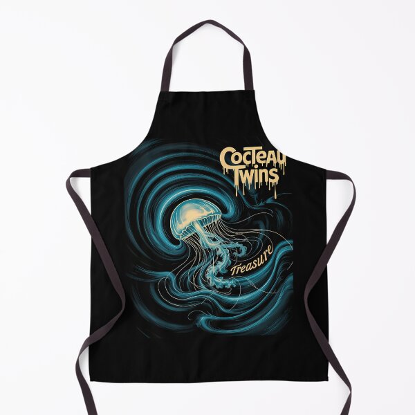 Item preview, Glowing Jellyfish In Swirling Ocean designed and sold by NexoNourishment.