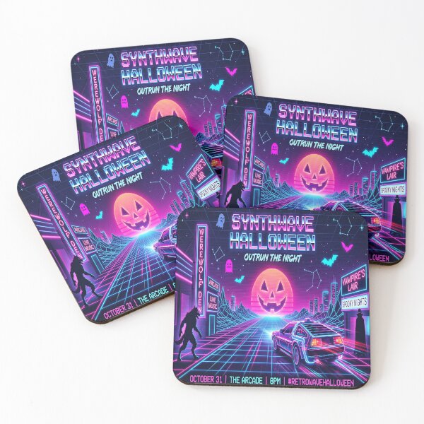 Item preview, A synthwave Halloween Design designed and sold by Solomon-Ent-144.