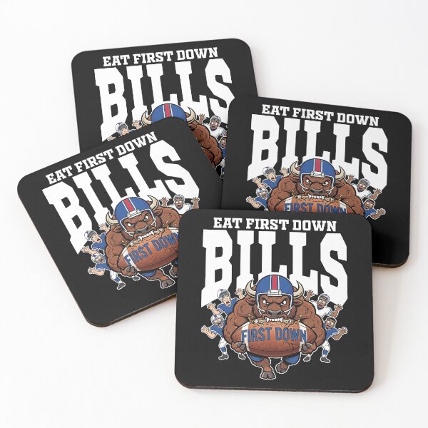 Item preview, BUFFALO EAT FIRST DOWN - NY BUFFALO BILLS designed and sold by KEF Custom.