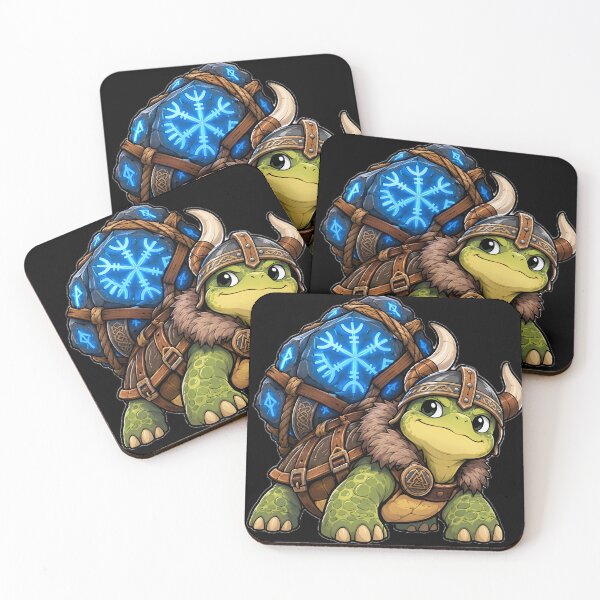 Item preview, Viking Turtle Glowing Magic Rune Funny designed and sold by ValhallaHub.