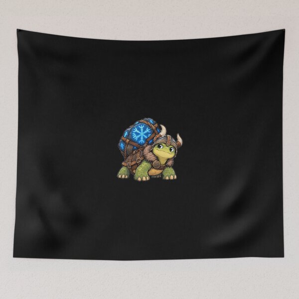 Item preview, Viking Turtle Glowing Magic Rune Funny designed and sold by ValhallaHub.