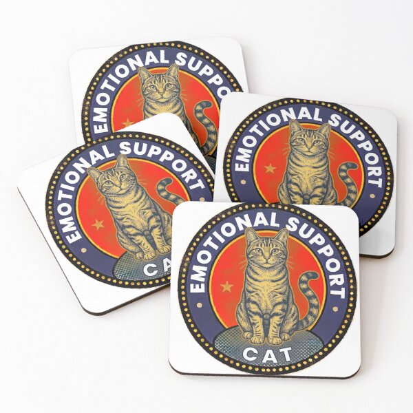 Item preview, Mind Empowerment Emotional Support Cat Badge designed and sold by Mind Empowerment Designs.