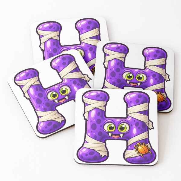 Item preview, Cute Spooky Halloween Letter H - Mummy designed and sold by The198X.