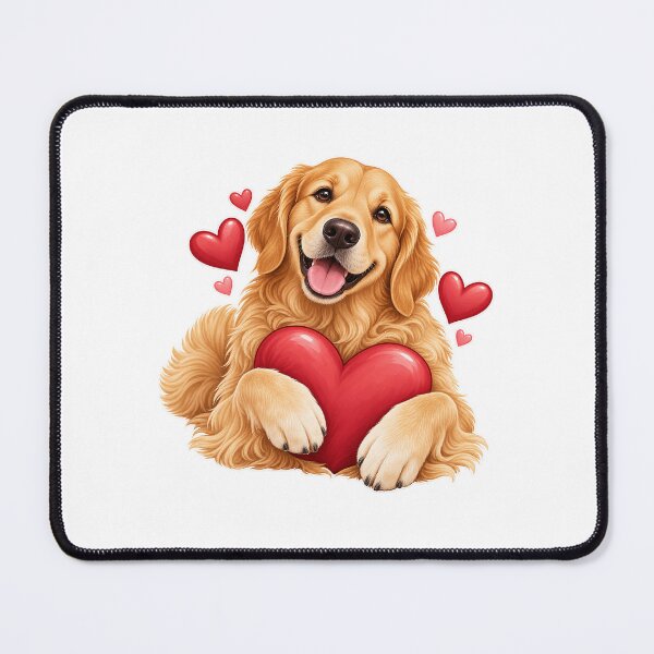 Item preview, Golden Retriever Love – Heart Hug designed and sold by Christian Weiss.