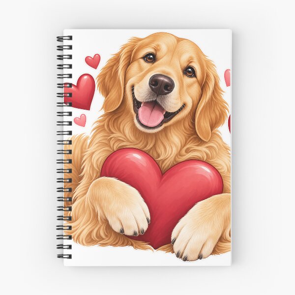 Item preview, Golden Retriever Love – Heart Hug designed and sold by Christian Weiss.