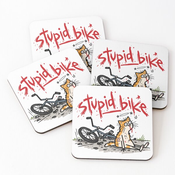 Item preview, Stupid Bike Mistakes designed and sold by MonkiFlipp.