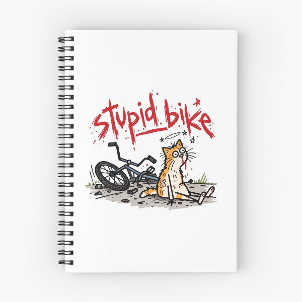 Item preview, Stupid Bike Mistakes designed and sold by MonkiFlipp.