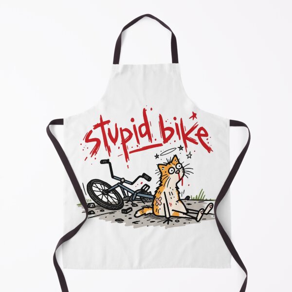 Item preview, Stupid Bike Mistakes designed and sold by MonkiFlipp.