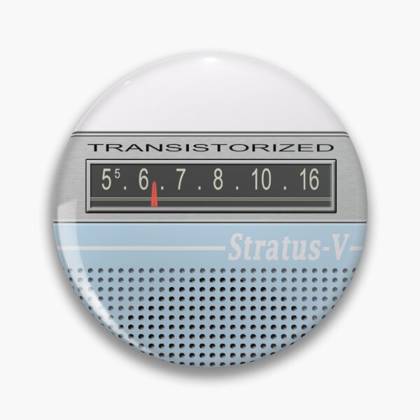 Item preview, Transistor Radio - Stratus-V in Sonic Blue designed and sold by ubiquitoid.